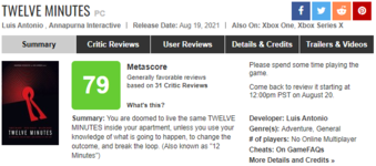 12 Minutes Critic Reviews - OpenCritic - Google Chrome 8_19_2021 3_17_09 PM (2).png