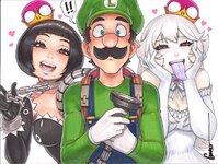 __luigi_princess_king_boo_and_princess_chain_chomp_mario_and_1_more_drawn_by_omar_dogan__9449c...jpg